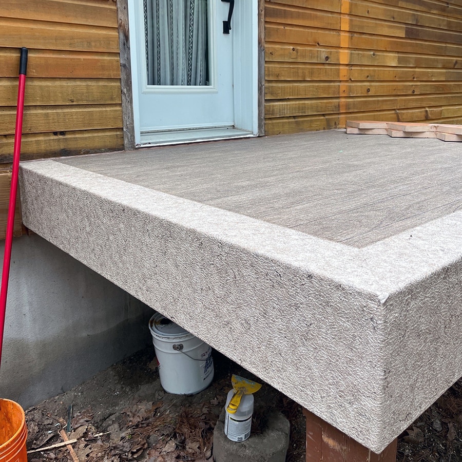 Balcon avec membrane PVC