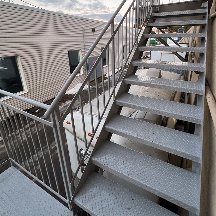 Escalier en aluminium