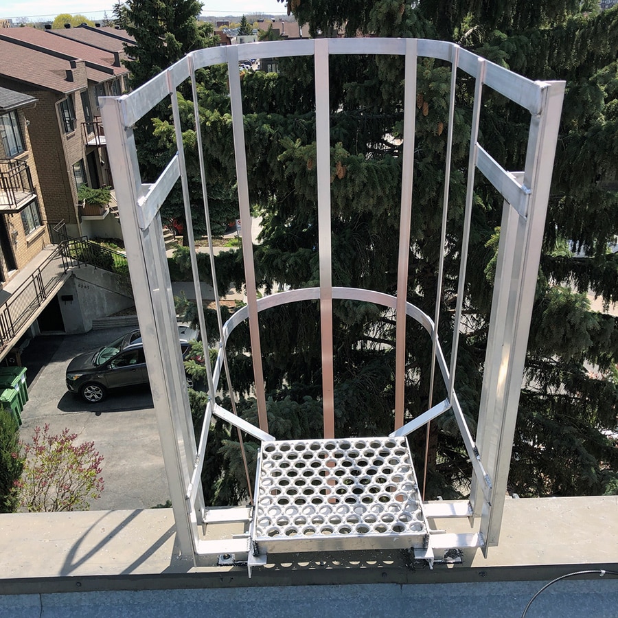 Échelle de toit pour le secteur industriel